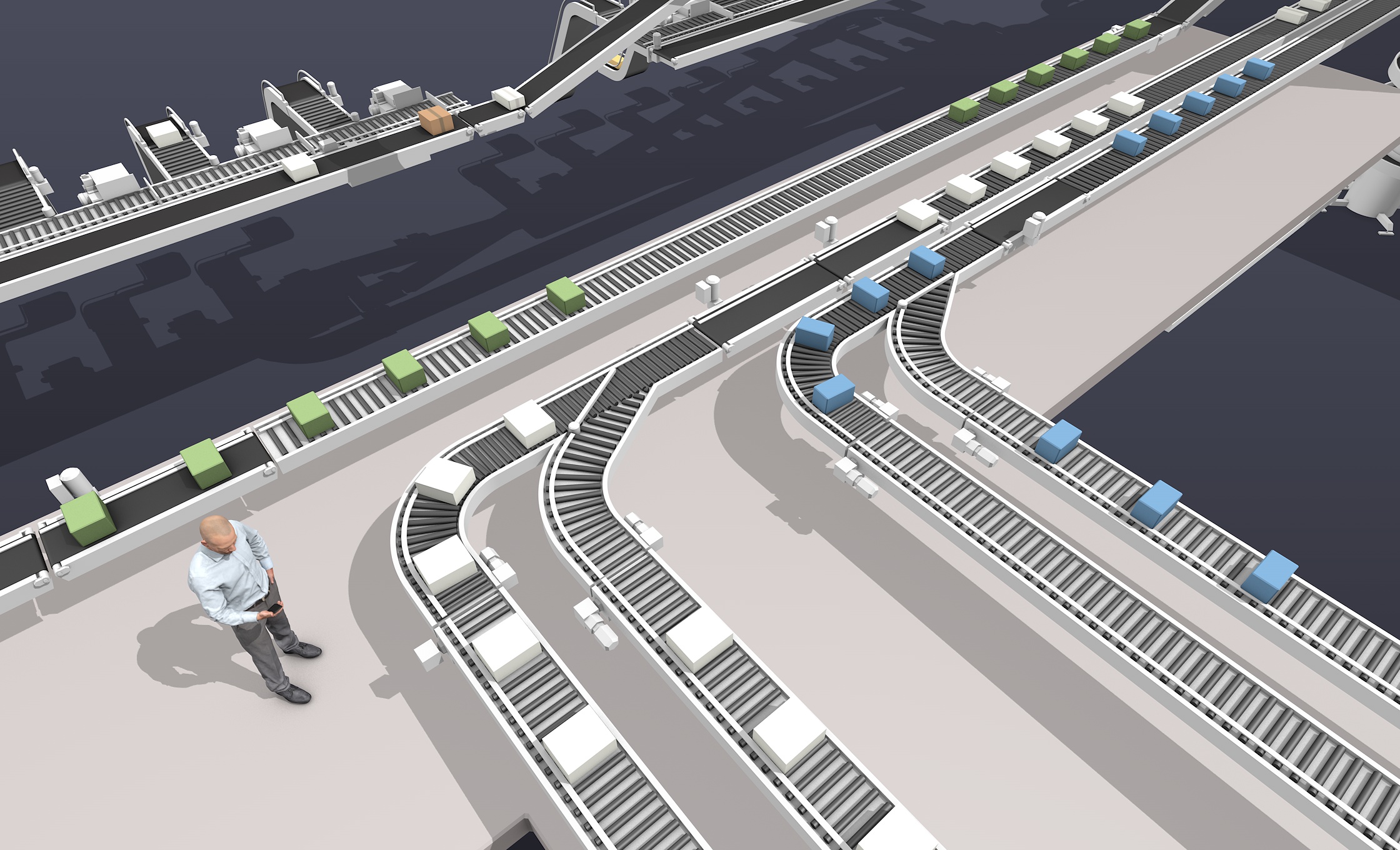 Case conveying